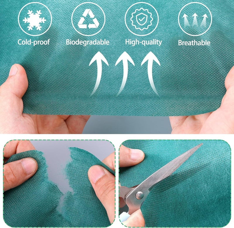 LFUTARI 4.7'' x 300' Larger Tree Protector Wraps, Green Antifreeze Winter Tree Trunk Guard, Reusable Tree Bandage Cover to Keep Plants Warm and Protect Bark from Animal Damage - Image 3